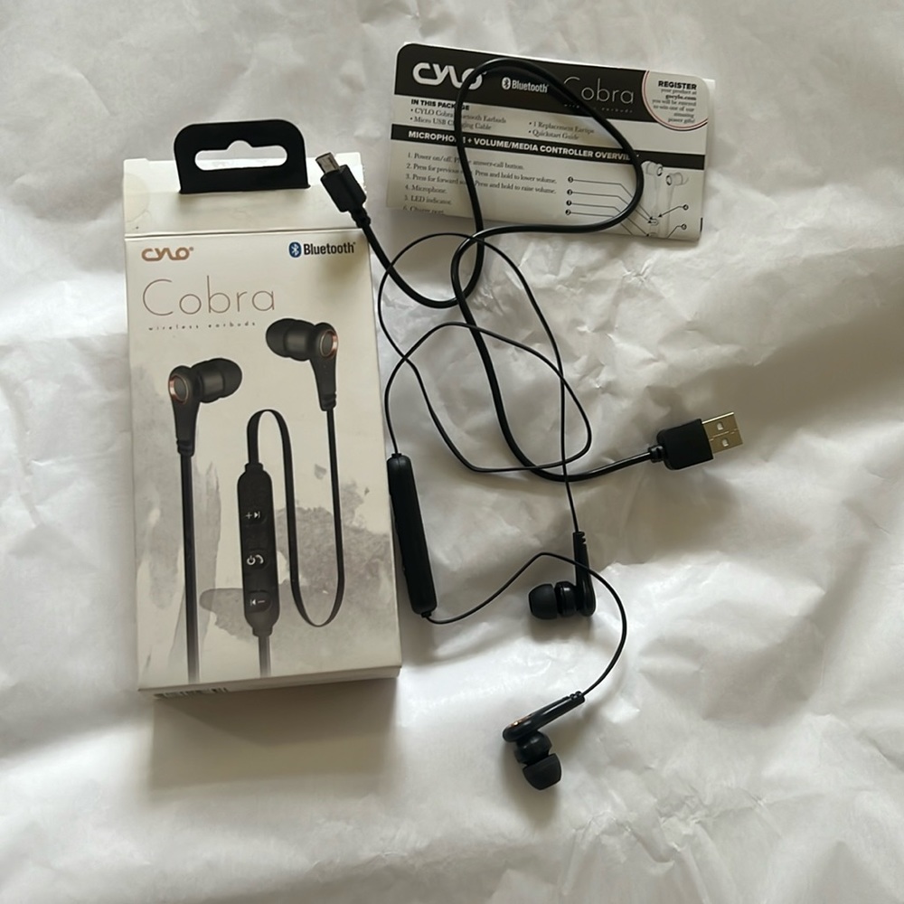 Cobra wireless earbuds Bluetooth version